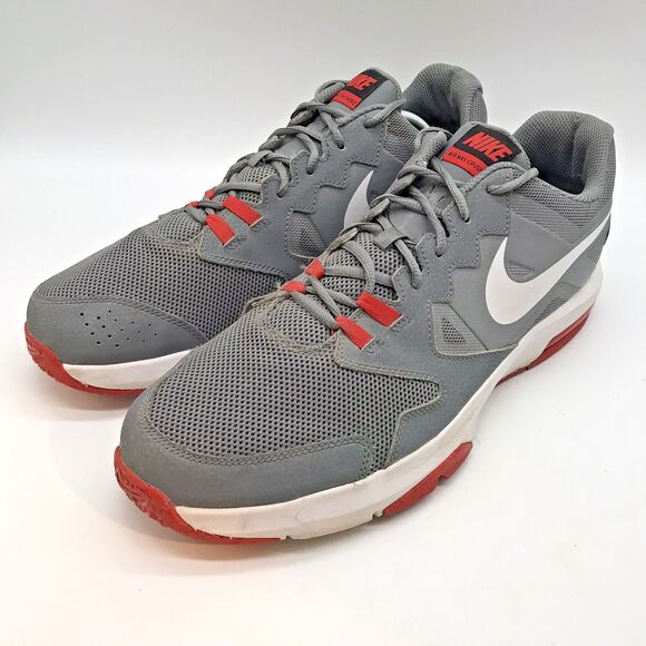 Nike Air Max Crusher 2 Sneaker 719933-009 Men's 13 Cool Grey/White/Red Challenge - Picture 3 of 11